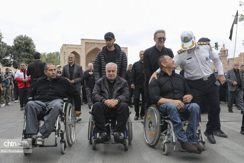 پیاده‌روی جاماندگان اربعینی حسینی در اردبیل