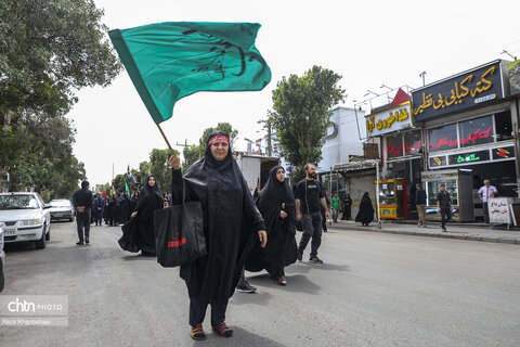 پیاده‌روی جاماندگان اربعینی حسینی در اردبیل