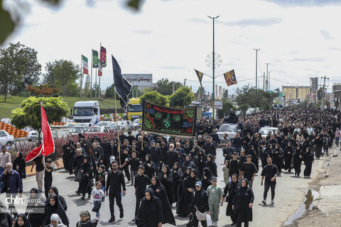 پیاده‌روی جاماندگان اربعینی حسینی در اردبیل