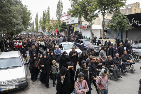 پیاده‌روی جاماندگان اربعینی حسینی در اردبیل