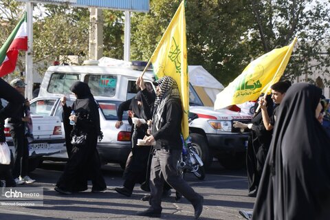 راهپیمایی جاماندگان اربعین در تبریز