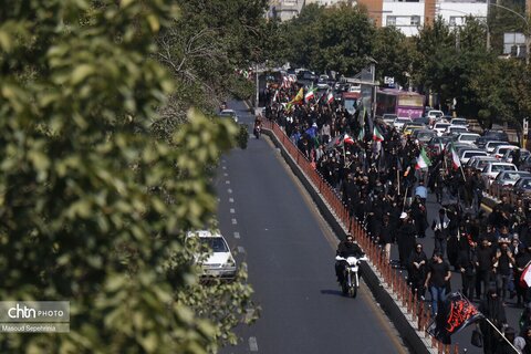 راهپیمایی جاماندگان اربعین در تبریز