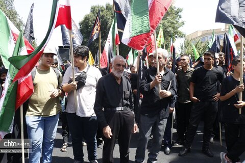 راهپیمایی جاماندگان اربعین در تبریز