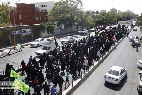 راهپیمایی جاماندگان اربعین در تبریز