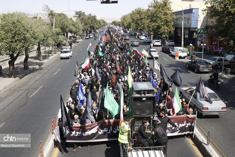 راهپیمایی جاماندگان اربعین در تبریز