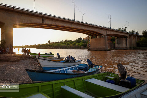 قایق سواری در کارون