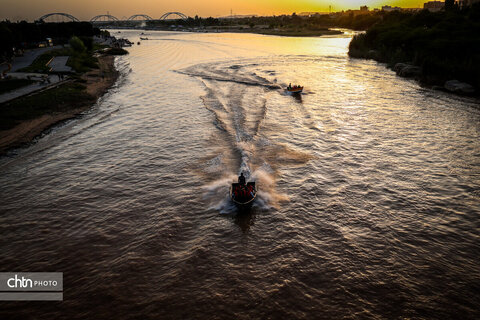 قایق سواری در کارون