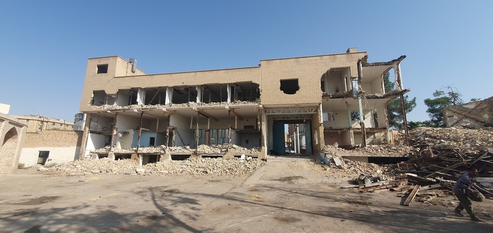 تخریب محوطه کاروانسرا