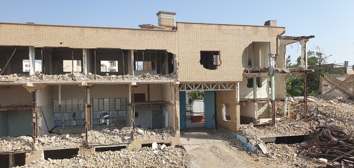 تخریب محوطه کاروانسرا