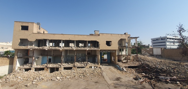 تخریب محوطه کاروانسرا