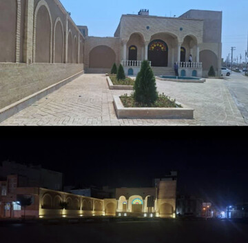 اجرای جداره‌سازی سنتی درخیابان جعفر طیار(ع) شهر قم