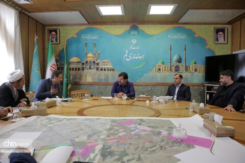 دیدار با استاندار قم