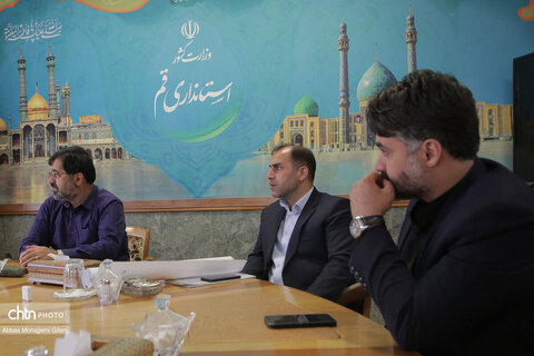 دیدار با استاندار قم