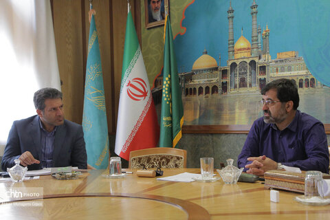 دیدار با استاندار قم