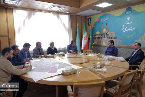 دیدار با استاندار قم