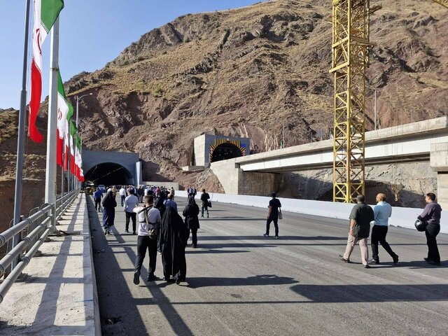 افتتاح مسیر رفت فاز ۲ آزادراه تهران - شمال تا یک ماه دیگر