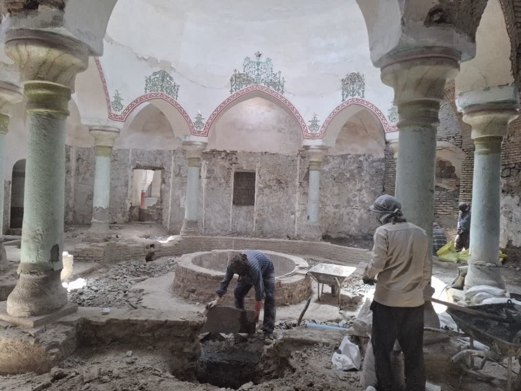 آغاز مرمت و ساماندهی حمام تاریخی حاج رئیس تربت حیدریه