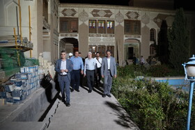 بازدید مدیرعامل صندوق حفظ و احیا اماکن تاریخی از عمارت موسی‌خانی شهربابک