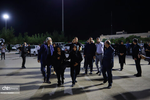 ورود پیکر استاد فرشچیان به اصفهان