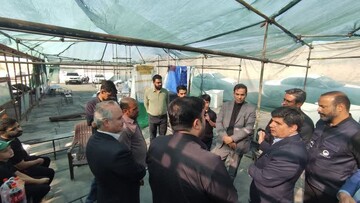 بازدید معاون استاندار و فرماندار ویژه مشهد از مواکب مستقر در محور ملک‌آباد «جاده قدیم مشهد-نیشابور»