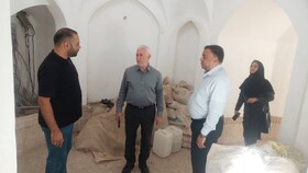 بازدید مدیرعامل صندوق توسعه و احیای از خانه تاریخی امینیان کرمان