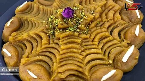 اولین آیین حلوا پزان زنجان