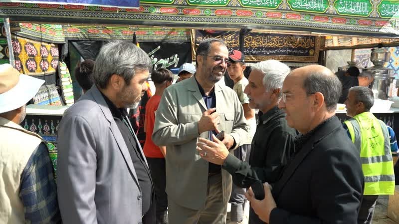 بازدید میدانی از موکب‌های پذیرایی و اسکان زائران در محور مشهد- گلبهار