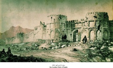 توصیف دروازه و شهر زنجان از دید جهانگردان معاصر