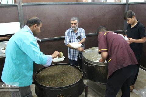 مراسم پرشور دهه پایانی ماه صفر در روستای توت اردکان