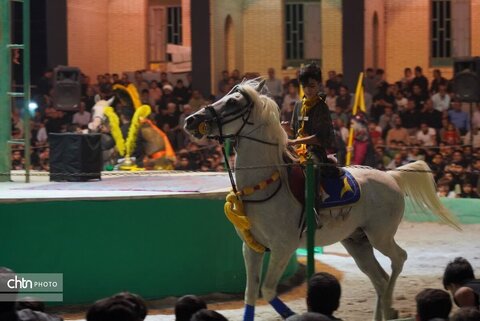 مراسم پرشور دهه پایانی ماه صفر در روستای توت اردکان