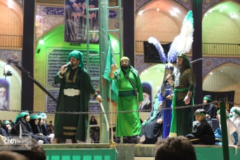 مراسم پرشور دهه پایانی ماه صفر در روستای توت اردکان