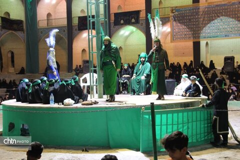 مراسم پرشور دهه پایانی ماه صفر در روستای توت اردکان