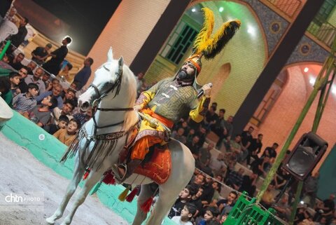 مراسم پرشور دهه پایانی ماه صفر در روستای توت اردکان