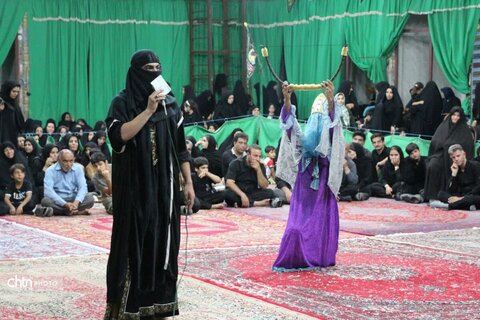 مراسم پرشور دهه پایانی ماه صفر در روستای توت اردکان