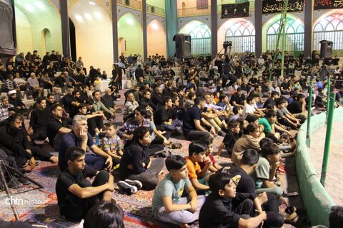 مراسم پرشور دهه پایانی ماه صفر در روستای توت اردکان