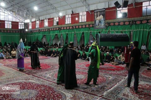 مراسم پرشور دهه پایانی ماه صفر در روستای توت اردکان