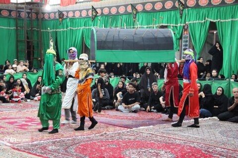 مراسم پرشور دهه پایانی ماه صفر در روستای توت اردکان