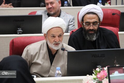 جلسه ستاد اجرایی خدمات سفر استان خراسان رضوی که با حضور اعضای فراکسیون شعائر اسلامی، قرآن و زیارت مجلس شورای اسلامی و دو نایب‌رئیس مجلس درمشهد  برگزار شد