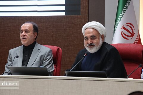 جلسه ستاد اجرایی خدمات سفر استان خراسان رضوی که با حضور اعضای فراکسیون شعائر اسلامی، قرآن و زیارت مجلس شورای اسلامی و دو نایب‌رئیس مجلس درمشهد  برگزار شد