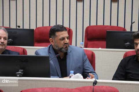 جلسه ستاد اجرایی خدمات سفر استان خراسان رضوی که با حضور اعضای فراکسیون شعائر اسلامی، قرآن و زیارت مجلس شورای اسلامی و دو نایب‌رئیس مجلس درمشهد  برگزار شد