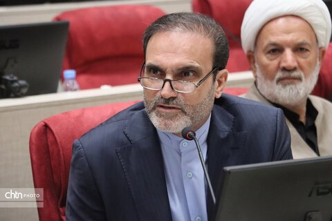 جلسه ستاد اجرایی خدمات سفر استان خراسان رضوی که با حضور اعضای فراکسیون شعائر اسلامی، قرآن و زیارت مجلس شورای اسلامی و دو نایب‌رئیس مجلس درمشهد  برگزار شد