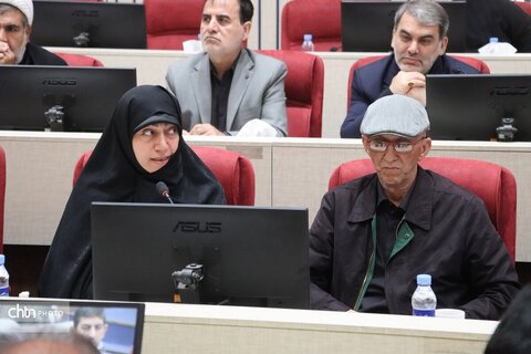 جلسه ستاد اجرایی خدمات سفر استان خراسان رضوی که با حضور اعضای فراکسیون شعائر اسلامی، قرآن و زیارت مجلس شورای اسلامی و دو نایب‌رئیس مجلس درمشهد  برگزار شد