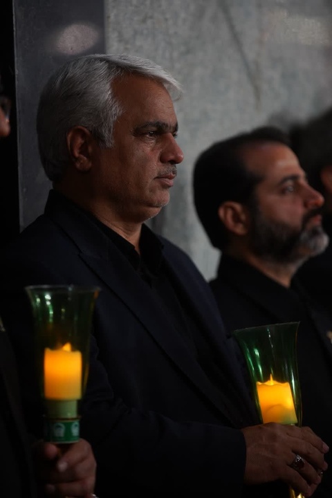 حضور مدیر کل میراث‌فرهنگی خراسان رضوی در آیین شام غریبان حضرت رضا (ع)