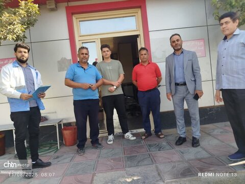 بازدید اعضای ستاد اجرایی خدمات سفر از امکانات نمازخانه ها، جایگاه های سوخت، مجتمع های خدماتی رفاهی، پایکاه های امدادی و CNG های شهرستان آذرشهر