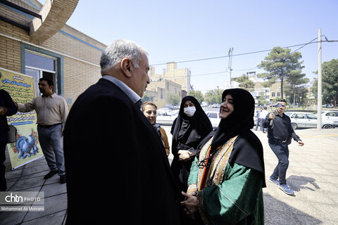 حضور مریم جلالی در شهرستان لنجان استان اصفهان