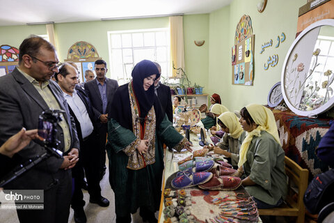 حضور مریم جلالی در شهرستان لنجان استان اصفهان