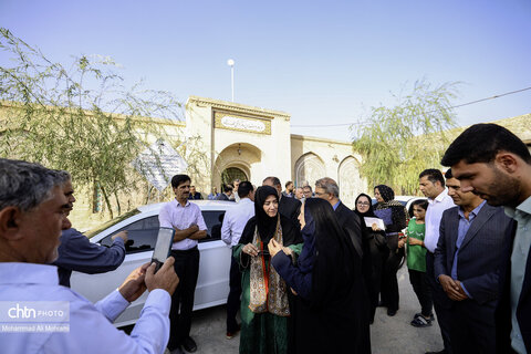 حضور مریم جلالی در شهرستان لنجان استان اصفهان