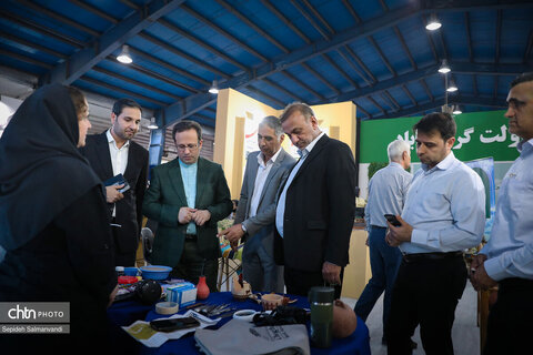 آغاز به کار غرفه اداره‌کل میراث‌فرهنگی خوزستان در نمایشگاه هفته دولت