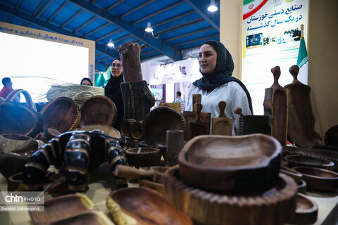 آغاز به کار غرفه اداره‌کل میراث‌فرهنگی خوزستان در نمایشگاه هفته دولت