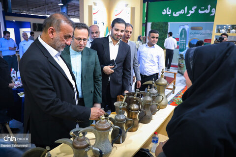 آغاز به کار غرفه اداره‌کل میراث‌فرهنگی خوزستان در نمایشگاه هفته دولت